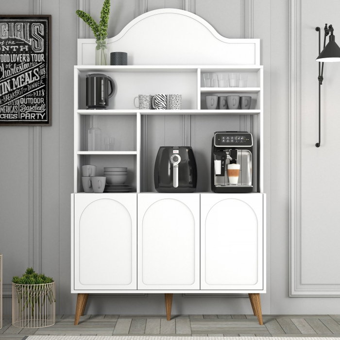 Hanah Home Lyon 120 Blanco y Nogal Hanah Home Lyon 120 Blanco y Nogal